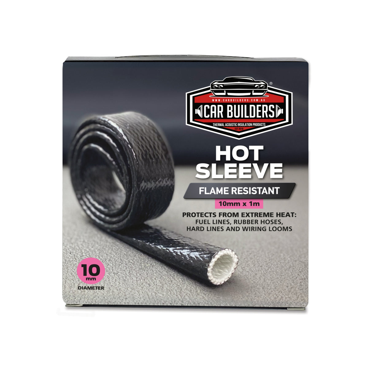 Car Builders Hot Sleeve flame resistant sleeve 10mm box