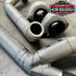 Car Builders Inconel heat shield formed over exhaust headers and turbo pipework