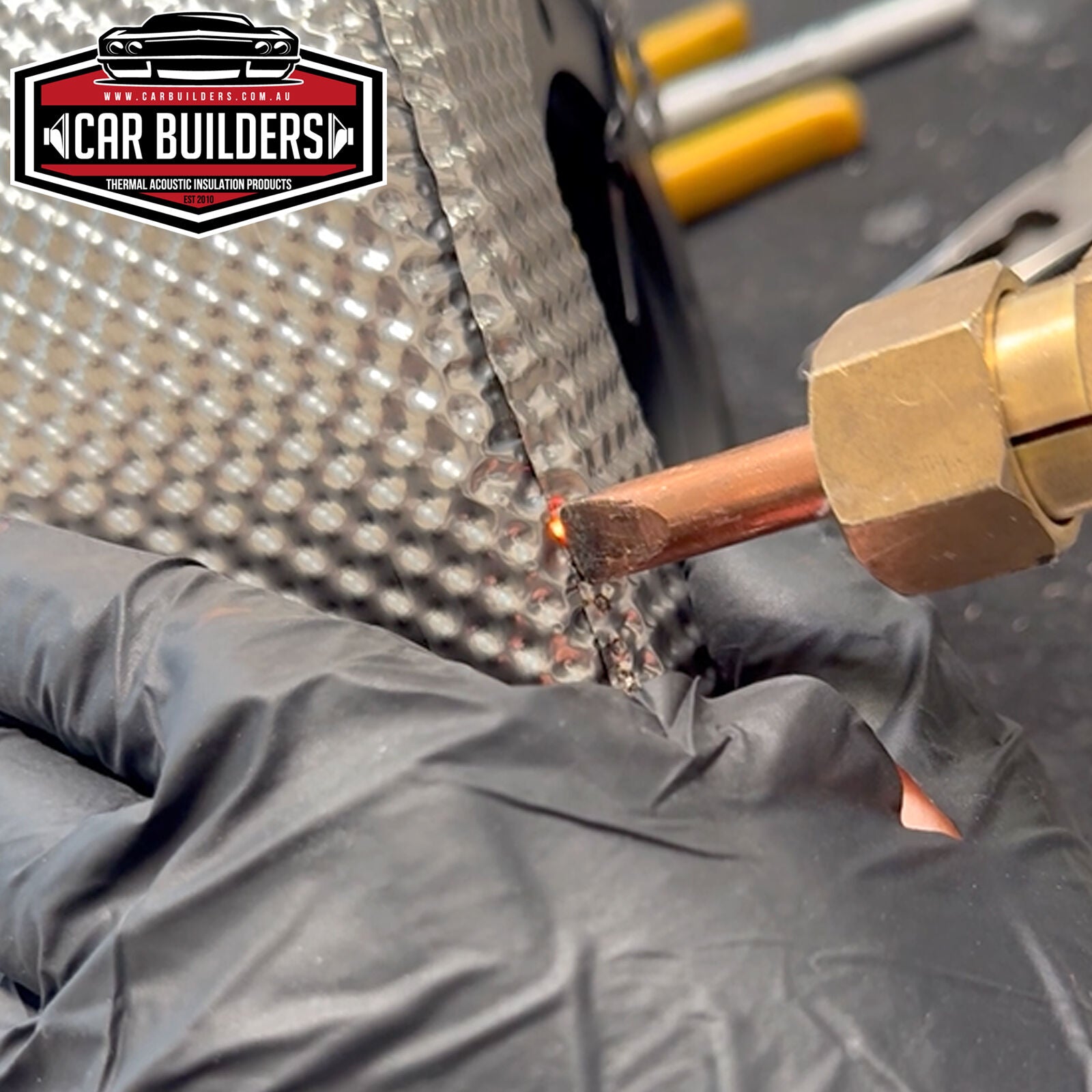 Spot welding Car Builders Inconel heat shield sheet