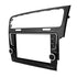 DNA VW-K1026BC-9 VW Golf 2013 On 9 Inch Fascia Black Silver Trim