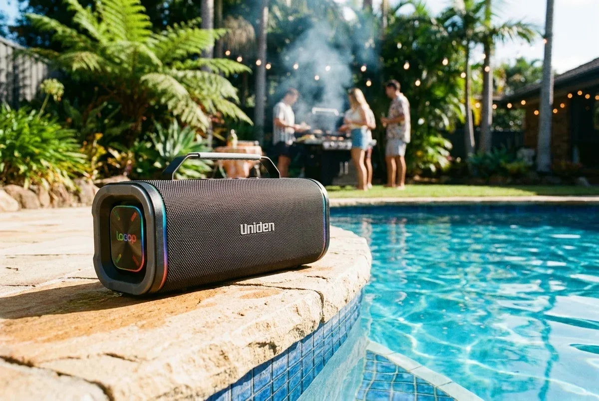 Uniden Looop Yon 100W Bluetooth Speaker IP67 Power Bank Handle