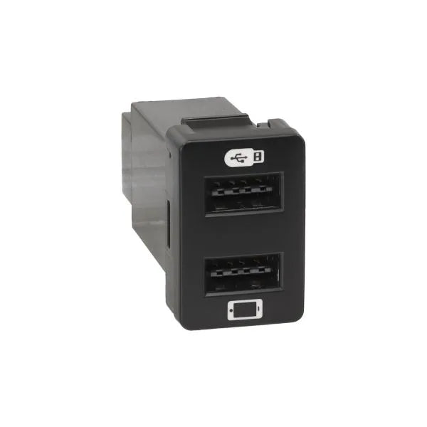Aerpro APUSBTO9 Dual USB-A Sync Panel Adaptor for Toyota 20x32mm
