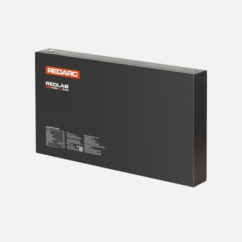 Redarc LBATS12100 REDLAB Icon Slim 100Ah 12V Lithium Battery