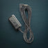 GNET External GPS adapter with coiled cable and angled plug, dark blue background