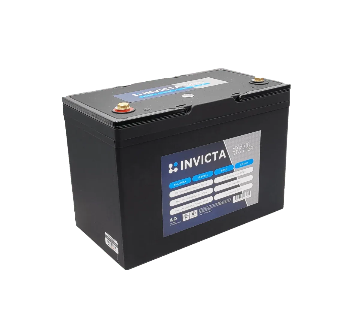 Invicta SNLHN200MAX Hybrid LiFePO4 12V 200Ah 1500CCA