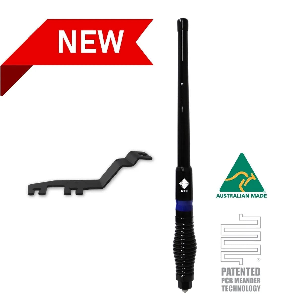 RFI CDX3000-B-MMC-BHMB-513 UHF CB Pajero Sport Triton MR LHS