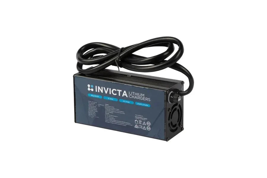 Invicta SNLC12V20 12V 20A Lithium Battery Charger RCM Certified