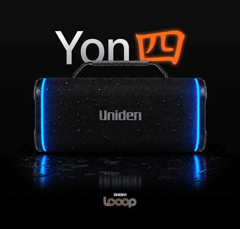 Uniden Looop Yon 100W Bluetooth Speaker IP67 Power Bank Handle