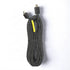 GNET 6m rear camera cable bundled on a white background, yellow sleeve near the plugs