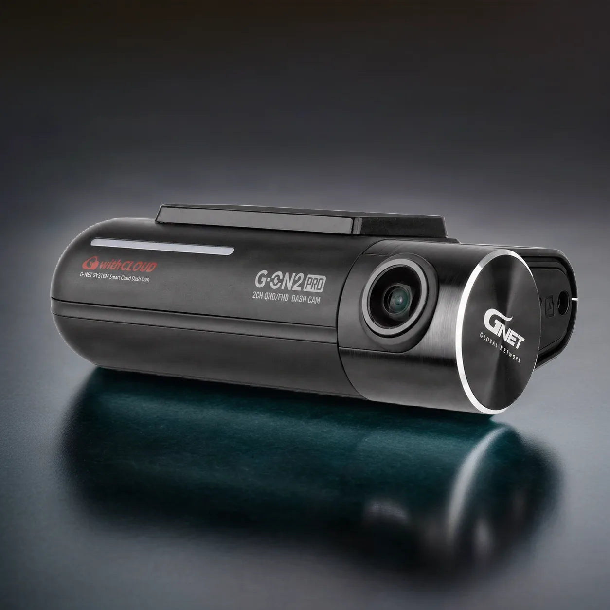 GNET G-ON2 PRO 2CH QHD/FHD Dash Cam with GPS & Wi-Fi