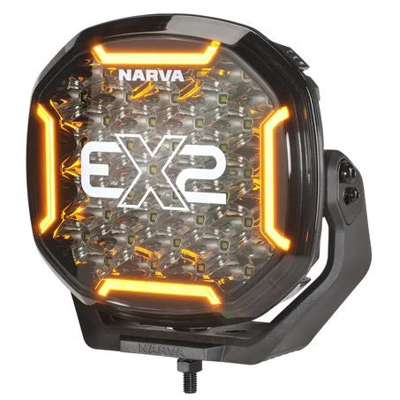 Narva 72185 12-24V 9" EX2 Blackout Driving Light Pair