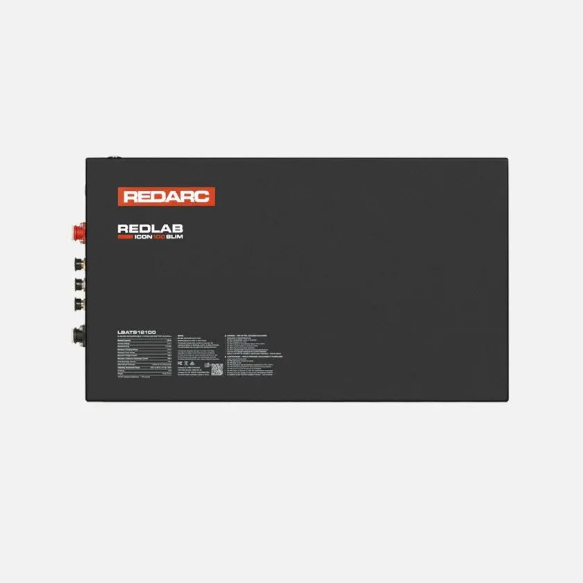 Redarc LBATS12100 REDLAB Icon Slim 100Ah 12V Lithium Battery