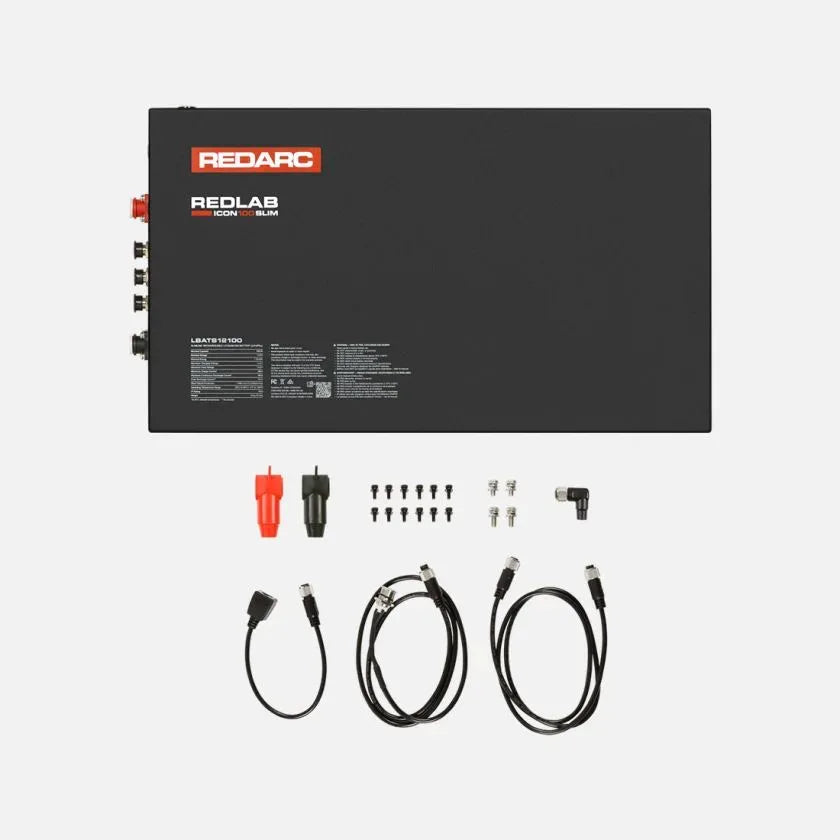 Redarc LBATS12100 REDLAB Icon Slim 100Ah 12V Lithium Battery