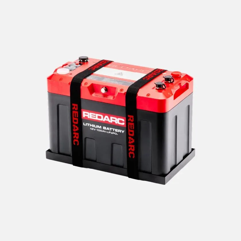 Redarc LBATN12100-MB REDLAB Icon 100Ah Lithium Battery Tray