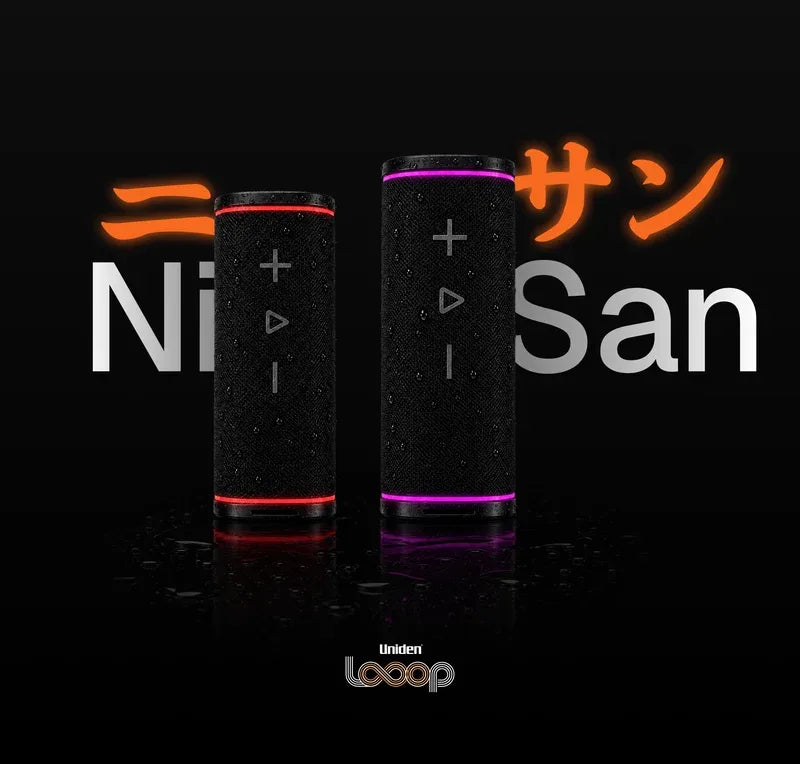Uniden Looop San 50W Bluetooth Speaker IP67 Power Bank RGB