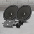 JBL 6.5" 2-way speakers with uncovered black cones and tweeters, shown as a component speaker pair.