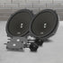 JBL 6.5" 2-way speakers with uncovered black cones and tweeters, shown as a component speaker pair.