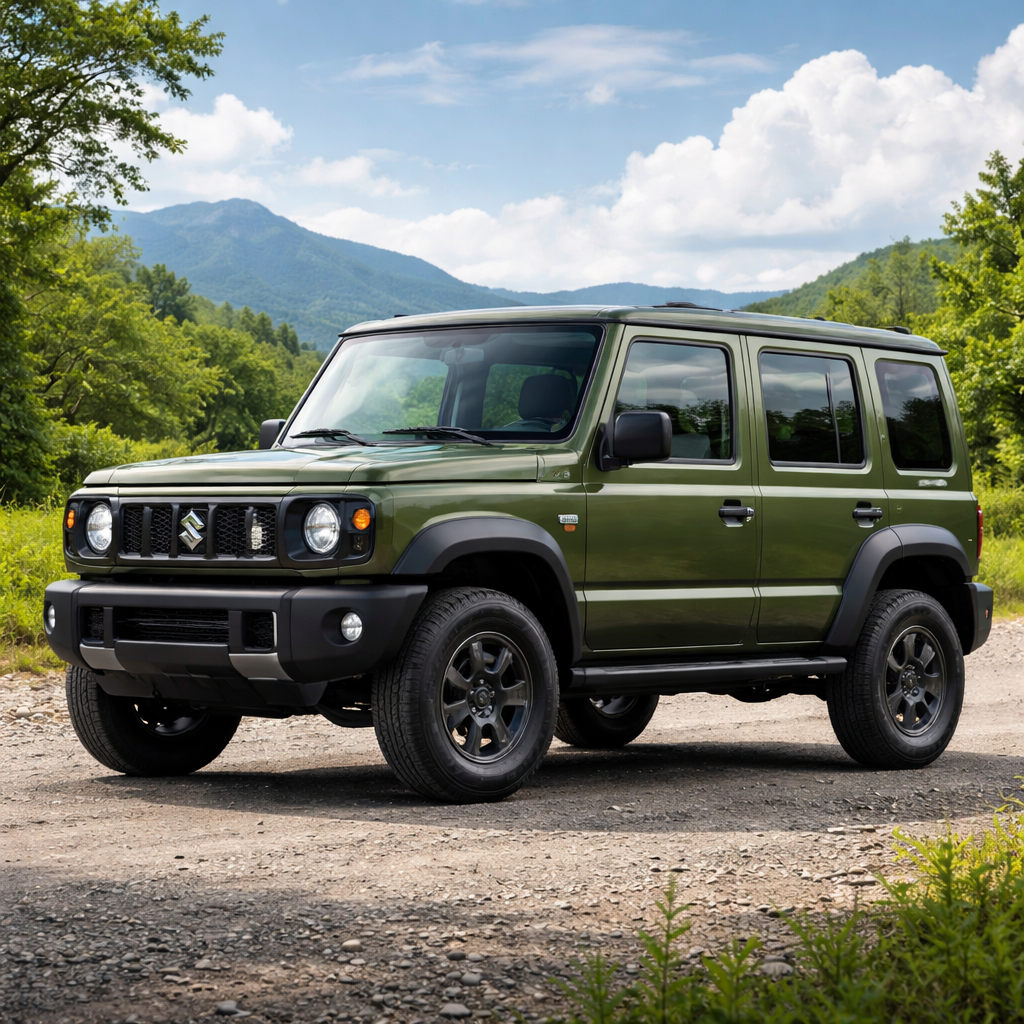 Green Suzuki Jimny 4 door