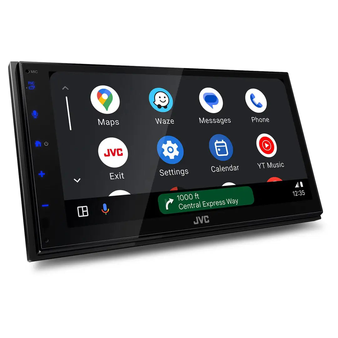 VC KW‑M690BW 6.8 inch head unit – capacitive touchscreen showing multiple apps