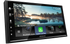 A Kenwood DMX7022S 7-inch AV Receiver with Apple CarPlay and Android Auto features displayed on the screen.