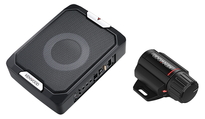 Kenwood KSC-PSW88 8" 700W Powered Subwoofer Wired Level Control