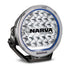 Narva Ultima MK3 215 LED driving light with clear lens and sturdy black mounting bracket for off-road and automotive use.