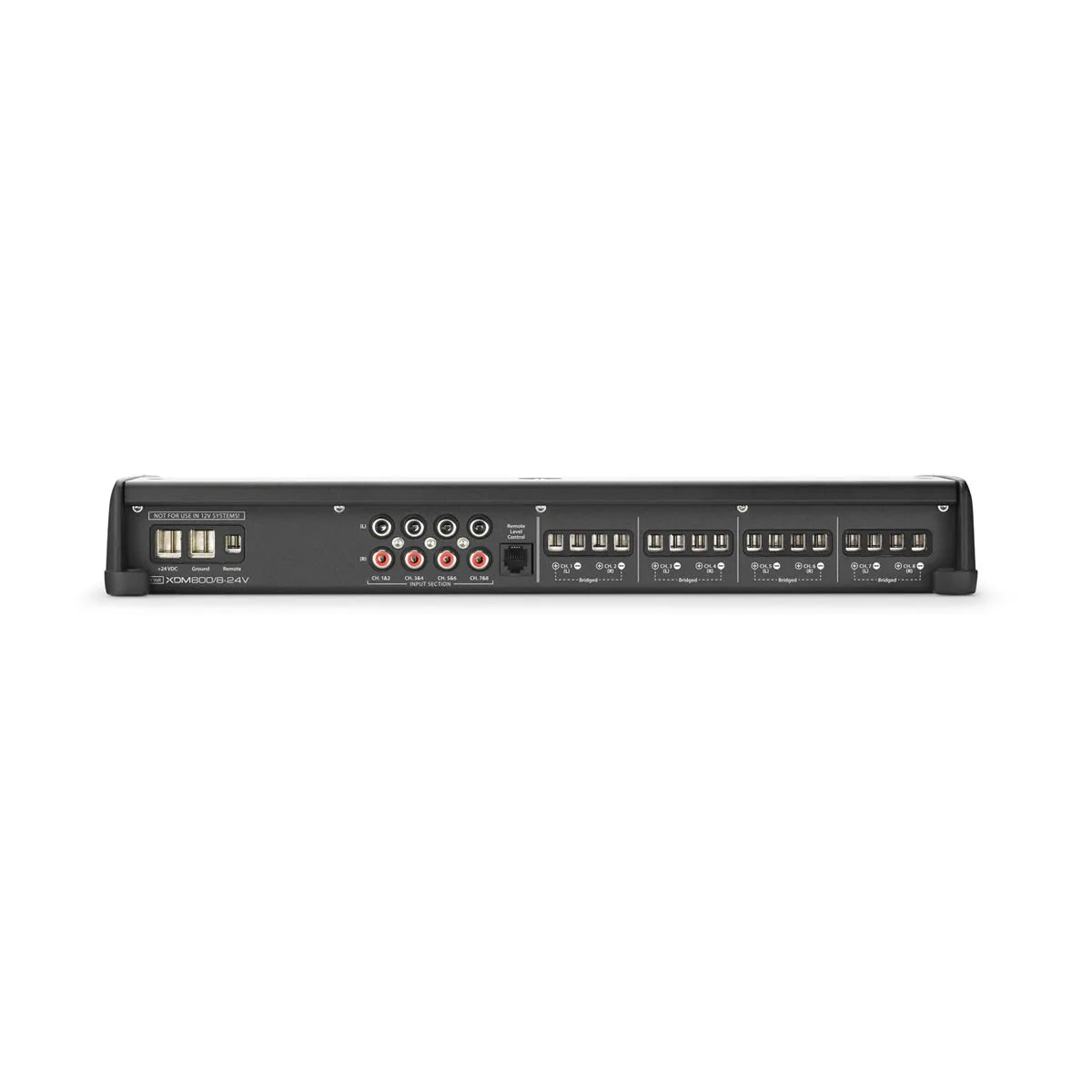 JL Audio JLA-010-03344-00 XDM800 8-Channel 24V Marine Amplifier Character
