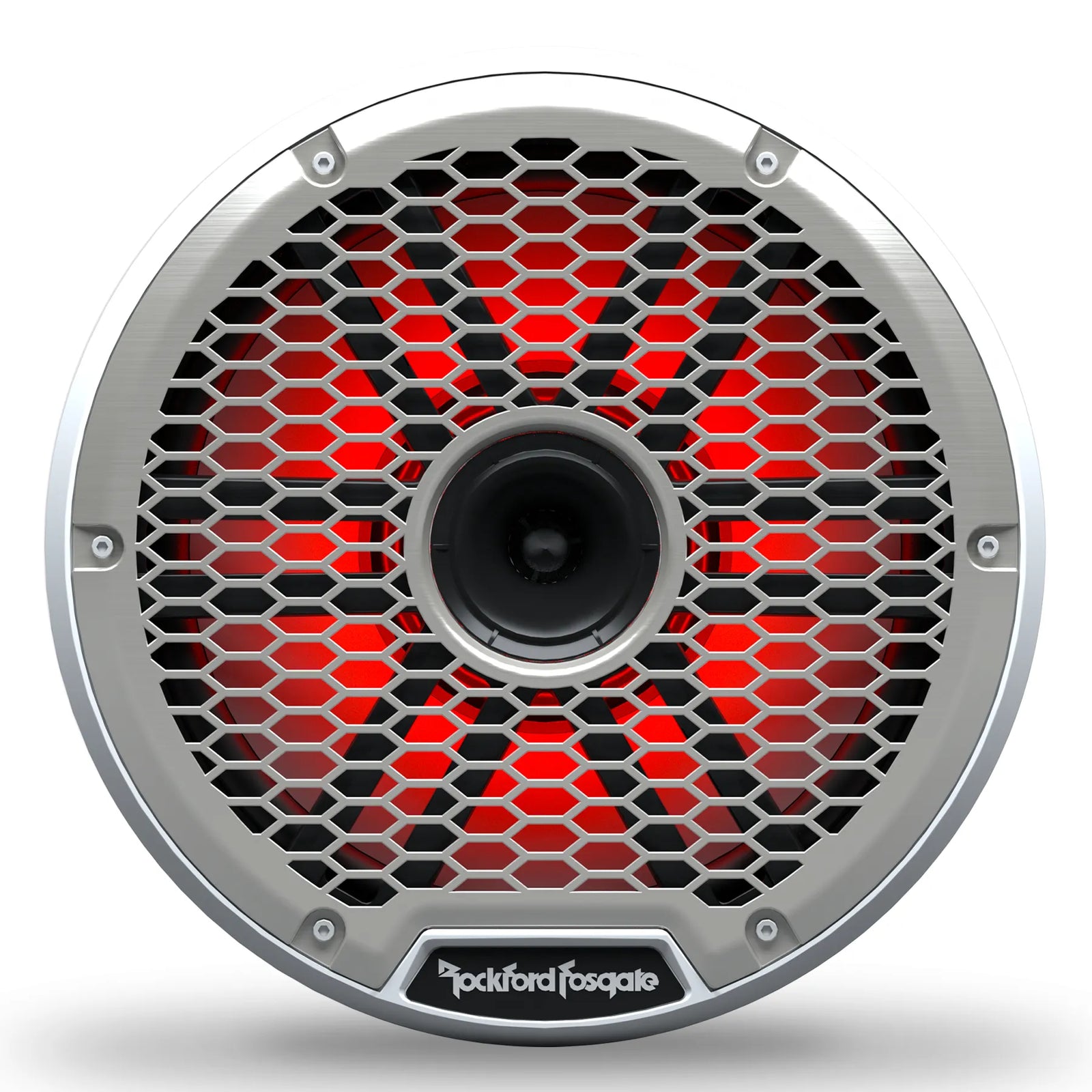 Rockford Fosgate M2-10H M2 10 Inch Color Optix 2-Way Horn Loaded Marine Speaker - White (Pair)