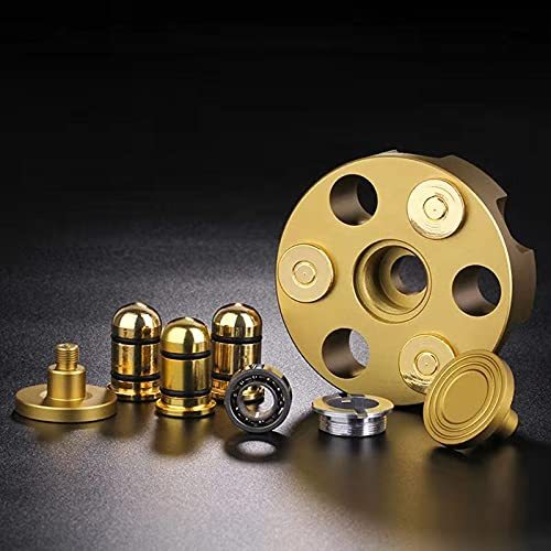 ADHIX ADXPRO - Alloy Brass Revolver Metal Spinner Fidgeting Toy