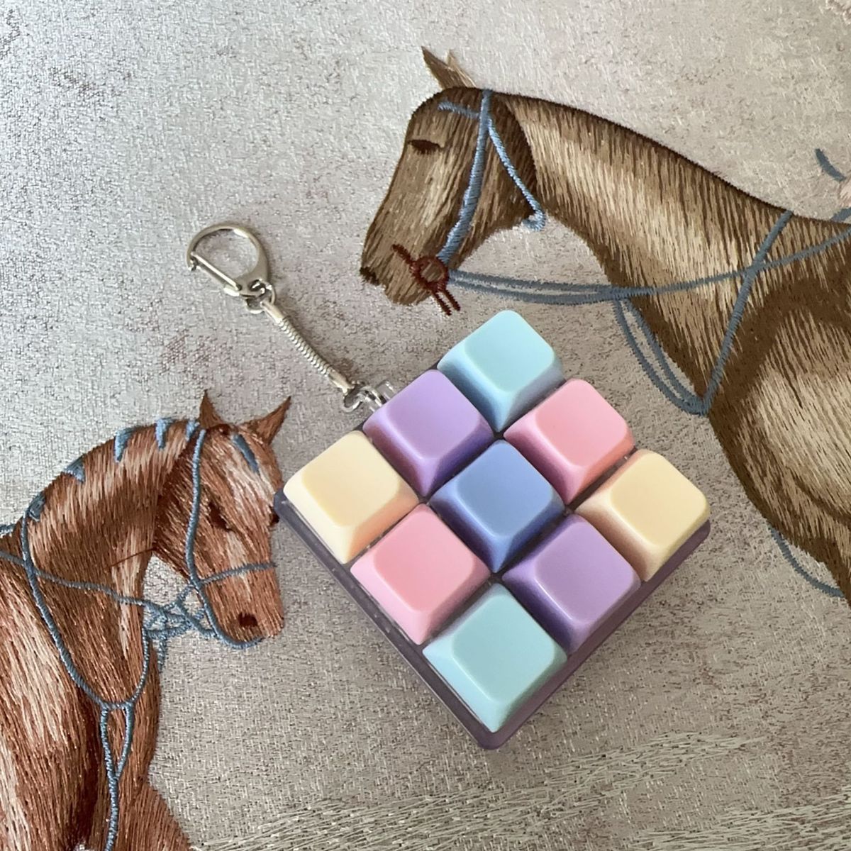 ADHIX ADXAURA - LED Light Mechanical Keycap Keychain Fidget Clicker