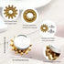 ADHIX ADXOG - Copper Gears Linkage Fidget Toy Mini Metal Silent Bearing EDC