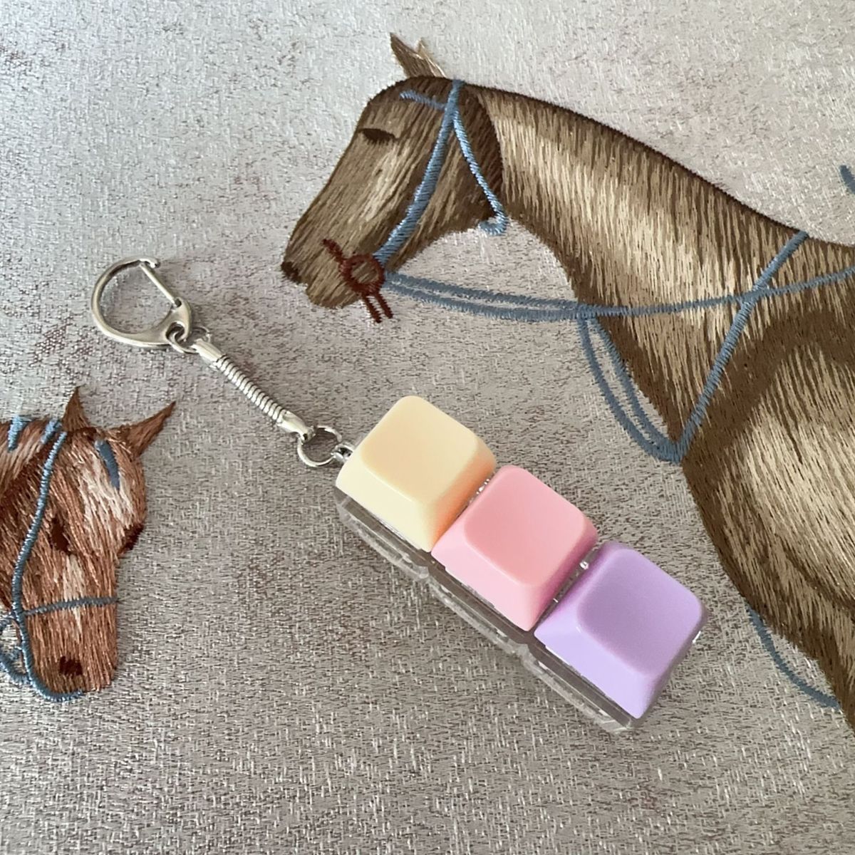 ADHIX ADXAURA - LED Light Mechanical Keycap Keychain Fidget Clicker