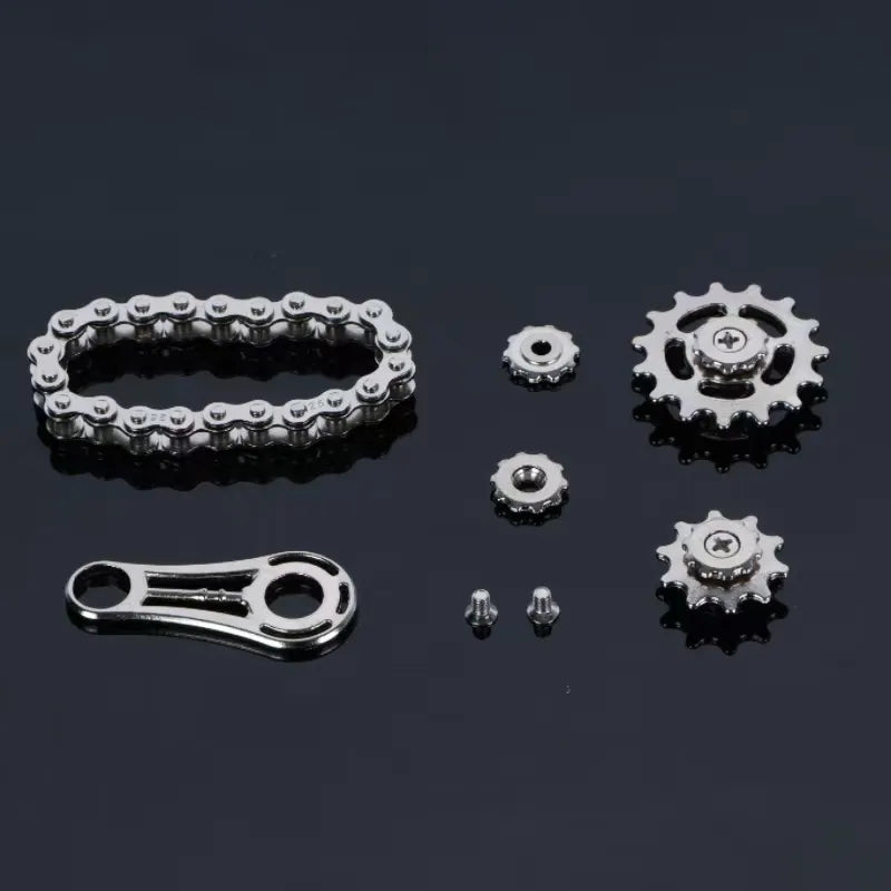 ADHIX ADXVORTEX - EDC Finger Gyro Toy Punk Style Metal Silent Spinner Chain
