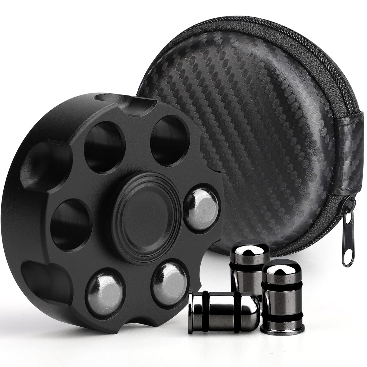 ADHIX ADXPRO - Alloy Brass Revolver Metal Spinner Fidgeting Toy