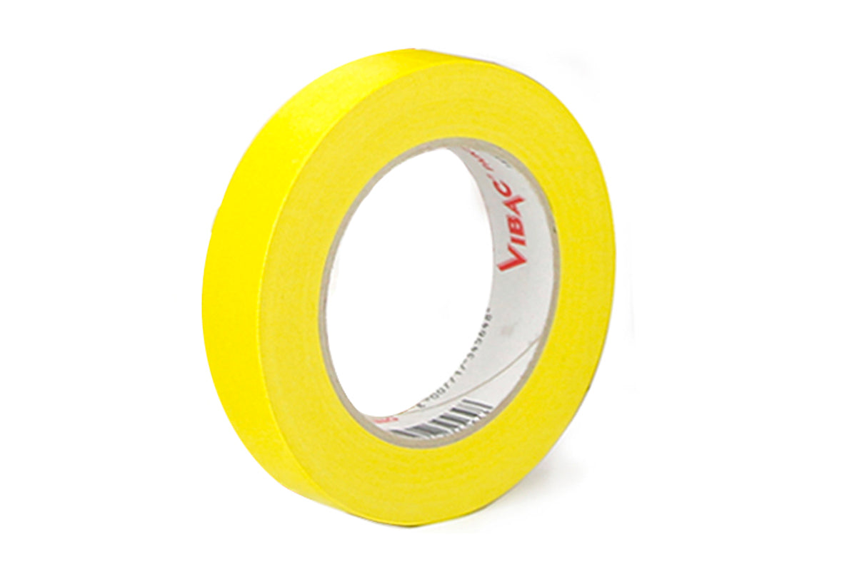 Roll of yellow 24mm masking tape