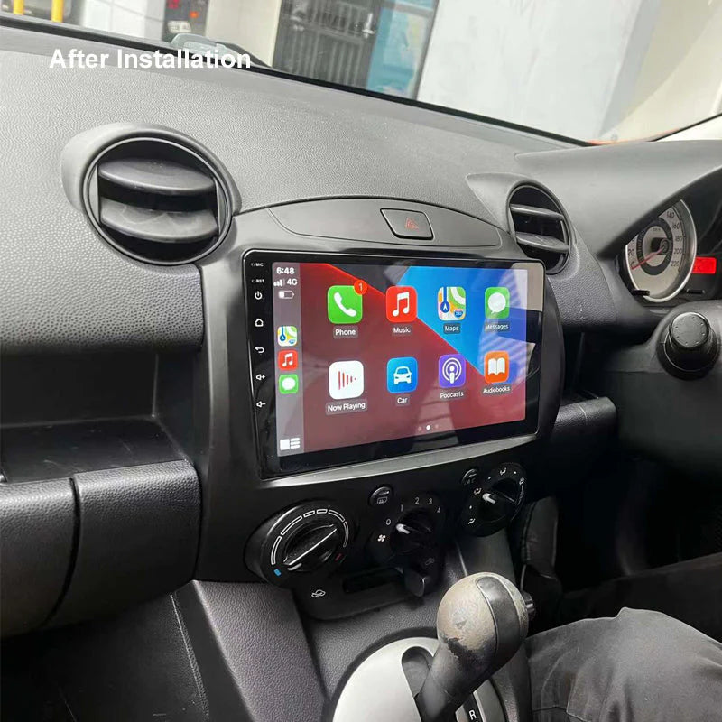 Nakamichi NA9MAZDA220072014 9" Wireless CarPlay Android Auto Mazda 2 2007-2014