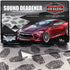 Open box of Car Builders Stage 1 Sound Deadener with silver printed sheets