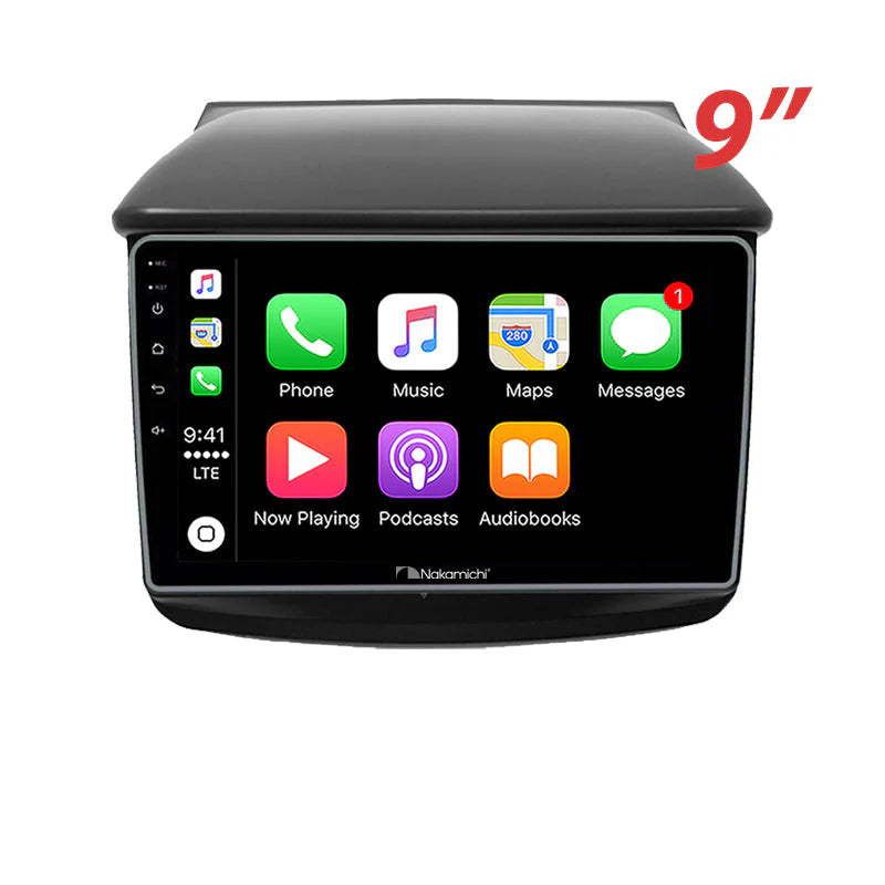 Nakamichi NA9MITSUBISHITRITON20072015 9" Wireless CarPlay Mitsubishi Triton 2007-2015
