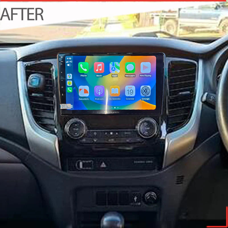 Nakamichi NA9MITSUBISHITRITONAUTO20152018 9" Wireless CarPlay Mitsubishi Triton 2015-2018