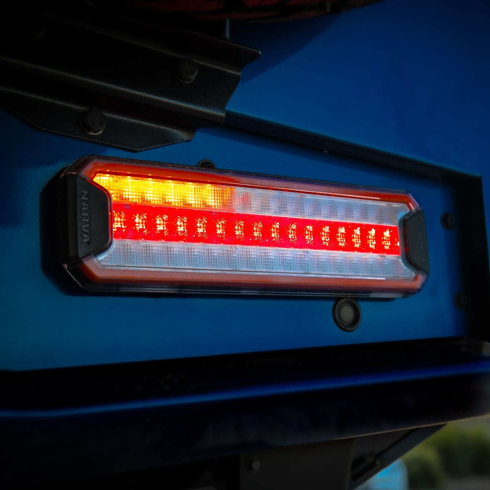 Narva 97202 Model 72 Rear Stop/Tail/Indicator Lamp With In-Built Retro Reflector, With 0.5M Of Cable