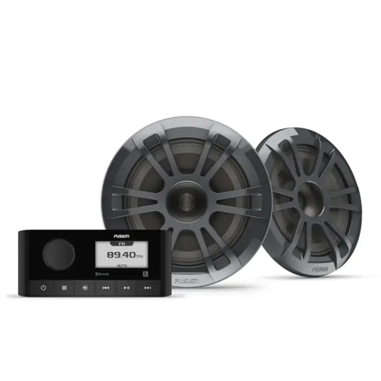 Fusion MS-RA60K1SPG Stereo Kit Includes MS-RA60 with EL Non-Illuminated Speakers