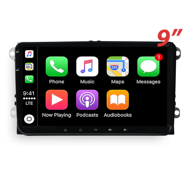 Nakamichi NA-VW 9-Inch Android 12 Head Unit Wireless CarPlay Android Auto for Volkswagen