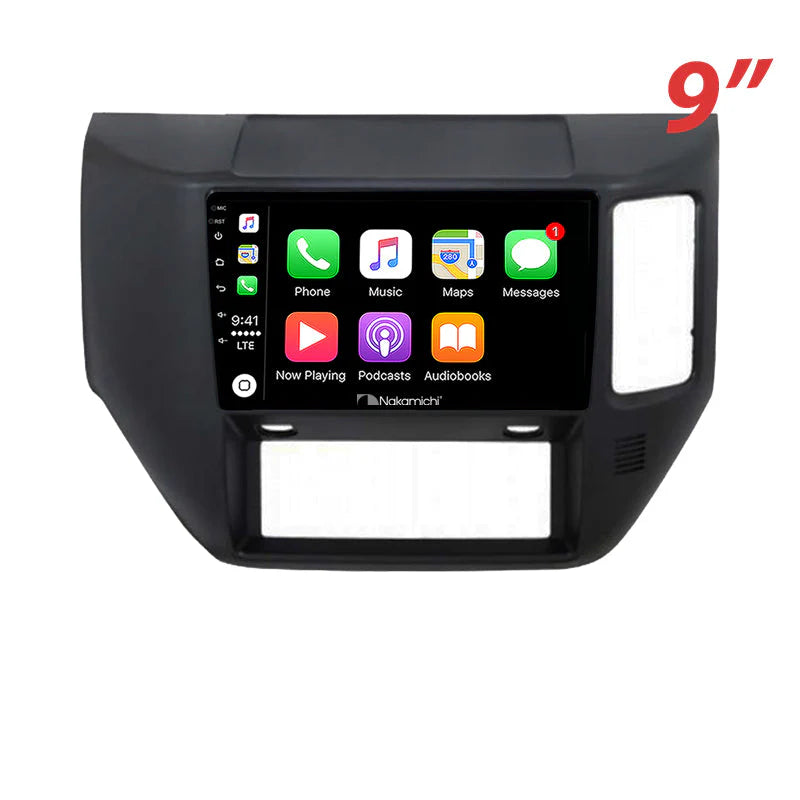 Nakamichi NA9NISSANPATROL2010ON 9" Wireless CarPlay Nissan Patrol GU7 GU8 Y61
