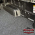 Marine carpet mat around the wheel arch of a Ranger tub