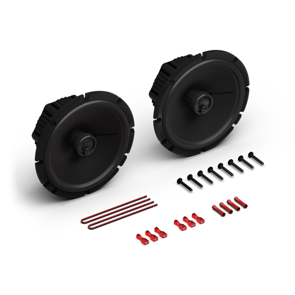 Rockford Fosgate P1V2-65 Punch P1 6.5" 3-Way Coaxial Speakers