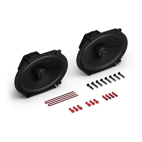 Rockford Fosgate P1V2-68 Punch P1 6"x8" 3-Way Coaxial Speakers