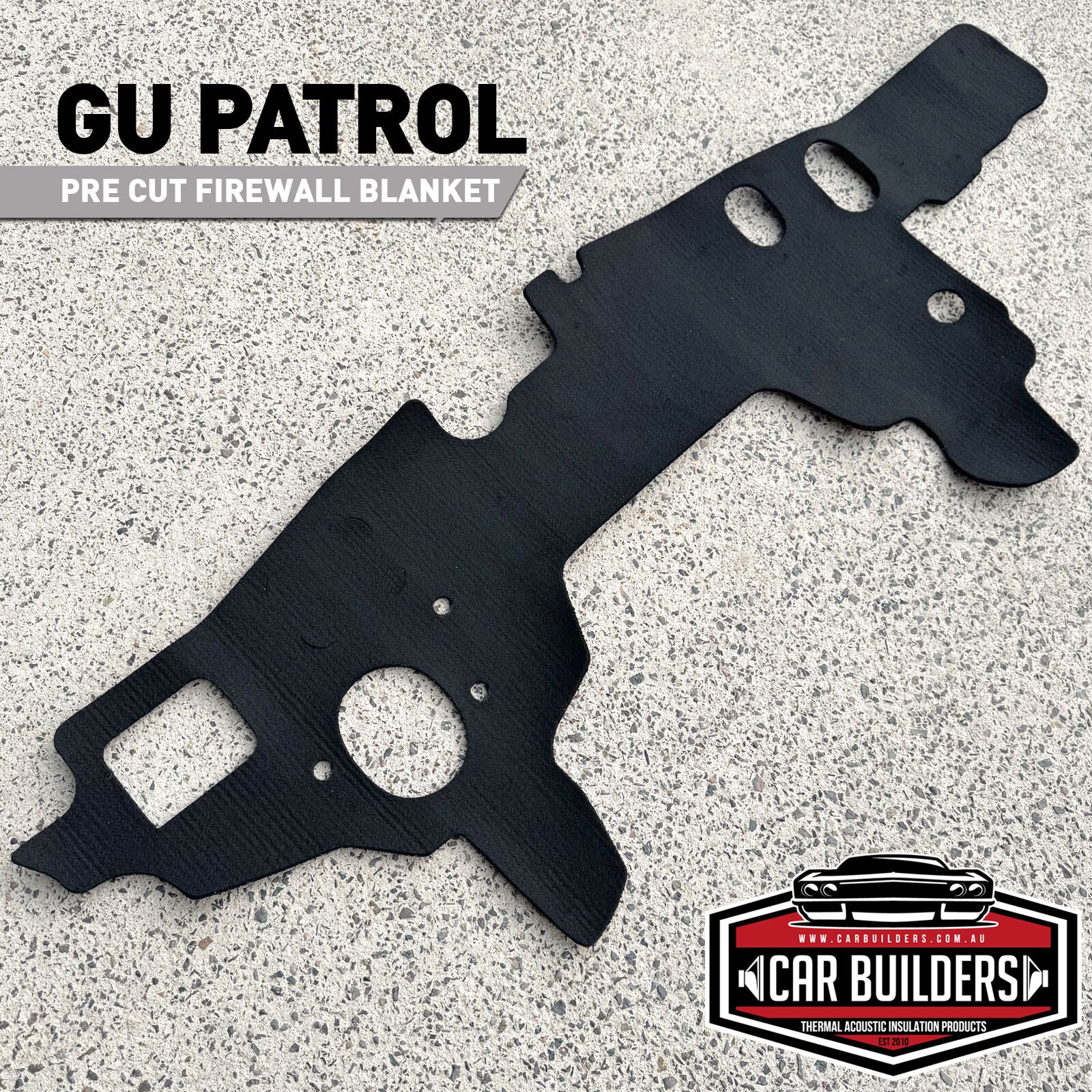 GU Patrol pre cut firewall insulation blanket