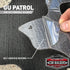Self adhesive backing on the GU Patrol firewall pad