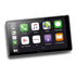Pioneer DMH-ZF9350BT 9" HD Capacitive Floating Multimedia Player with Apple CarPlay/Android Auto side angle view with white background 
