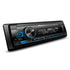 Pioneer MVH-S325BT digital media receiver with black front panel featuring LCD display, control knob, and illuminated buttons for car audio.